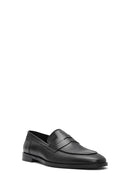 Men's Black Leather Classic Shoes | Derimod