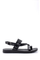 Women's Crocodile Patterned Sandals | Derimod