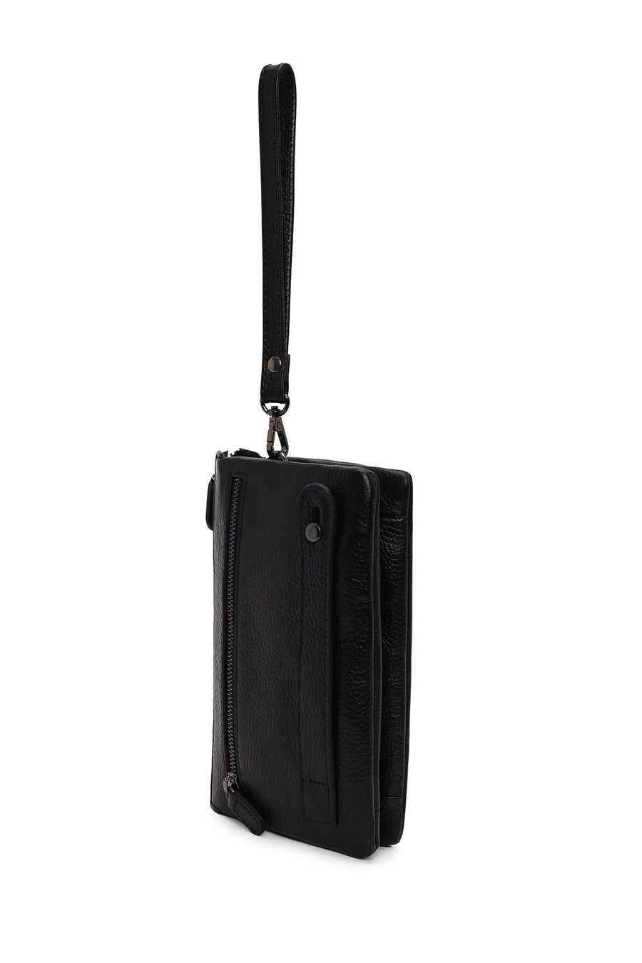 Male Black Leather Handbag