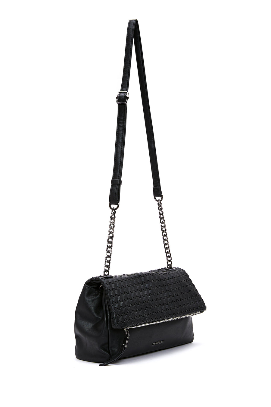 Kadın Siyah Uzun Askılı Çapraz Çanta
