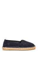 Kadın Siyah Hasır Taban Espadril | Derimod