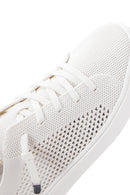 Women's Ecru Fabric Sneaker | Derimod