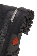 Harley Davidson Woman Black Camiel Zip Closure Leather Boots | Derimod
