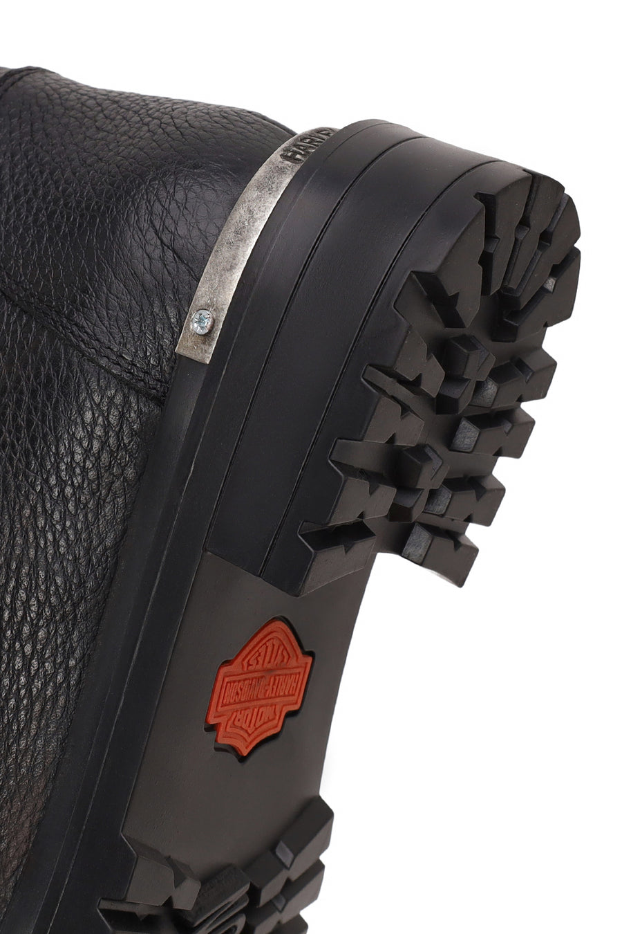 Harley Davidson Woman Black Camiel Zip Closure Leather Boots