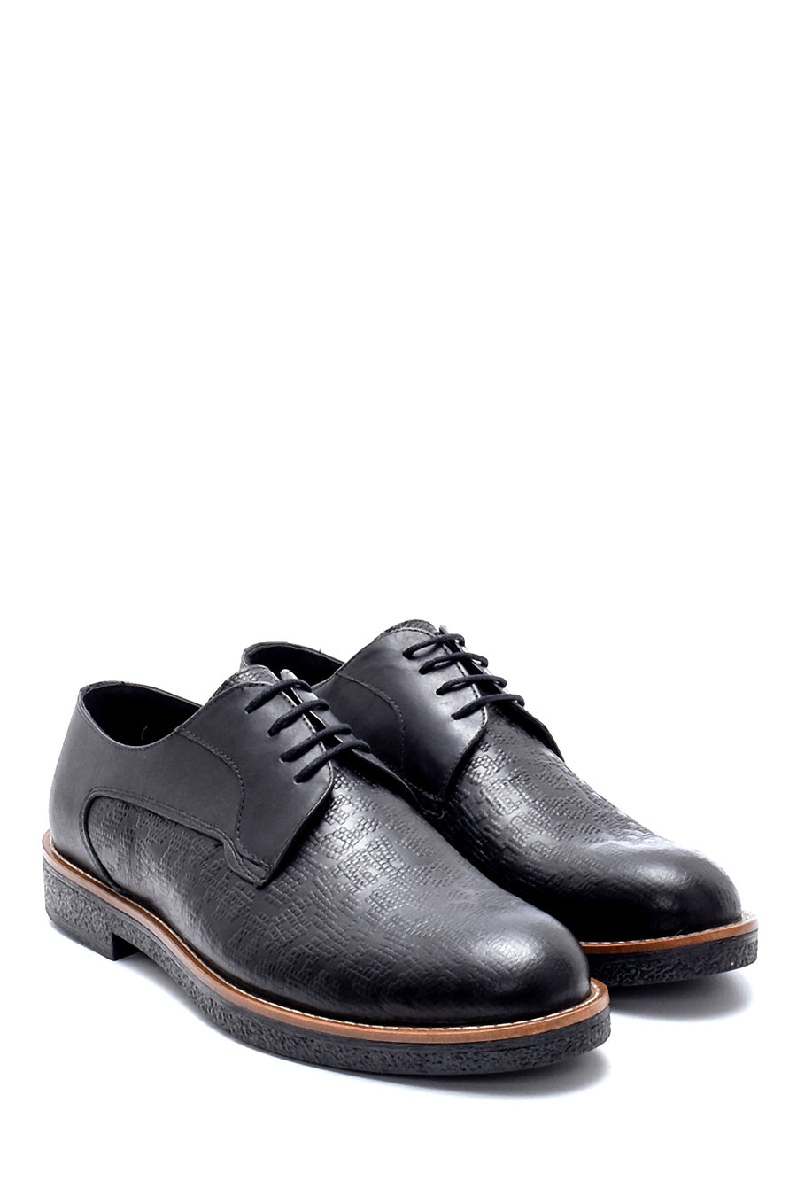 Men's Leather Printed Classic Shoes