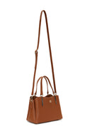 Women's Brown Long Strap Printed Mini Handbag | Derimod