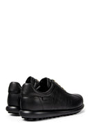 Camper Men's Black Pelotas Ariel Leather Sneaker | Derimod