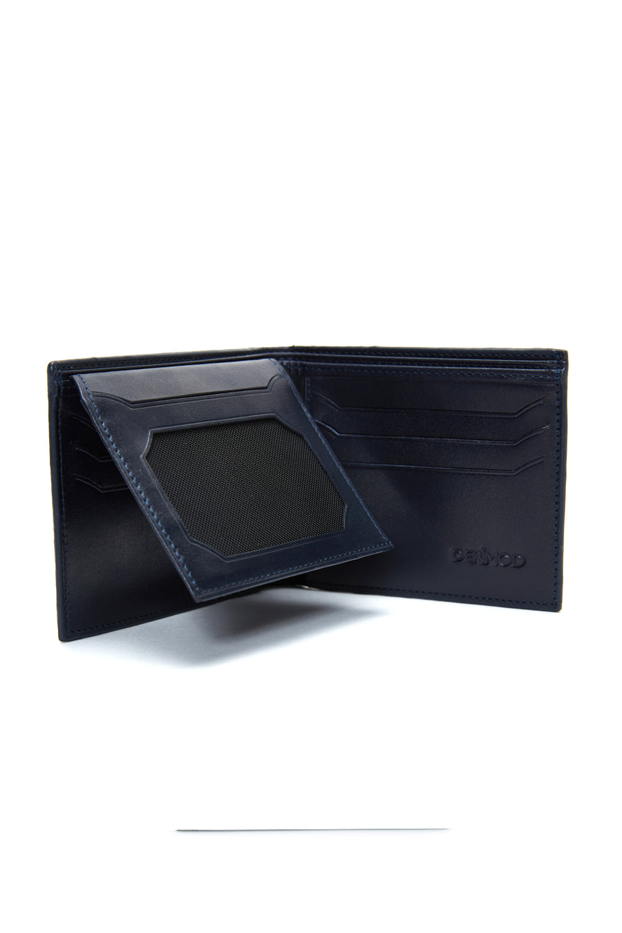 Men's Navy Blue Leather Wallet