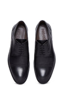 Men's Black Laced Leather Classic Shoes | Derimod