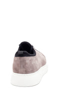 Erkek Vizon Süet Deri Sneaker | Derimod