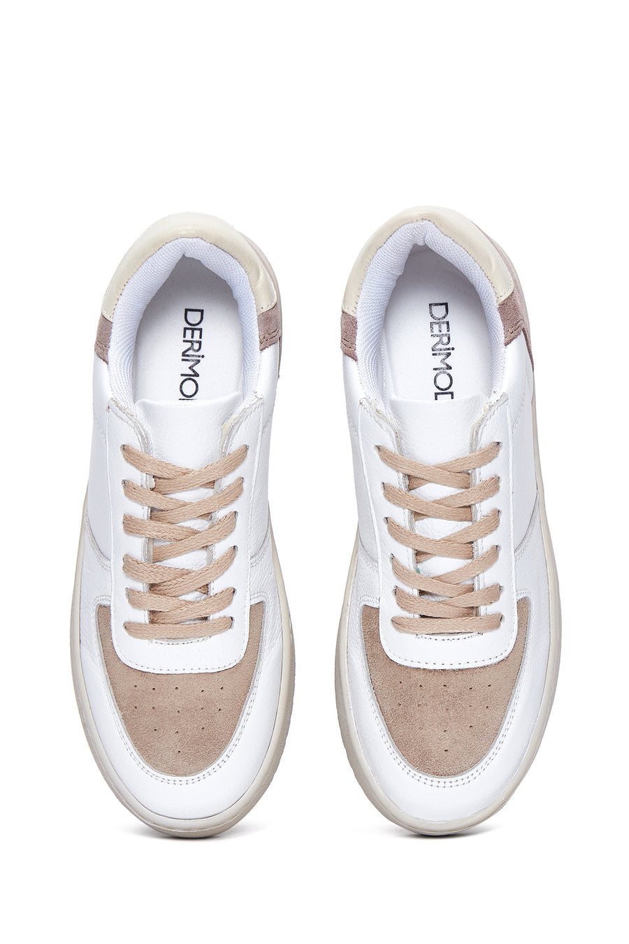 Kadın Beyaz Deri Sneaker