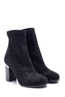 Women's Suede Heeled Boots | Derimod