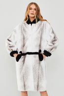 Aspen Women's White Teddy Coat | Derimod