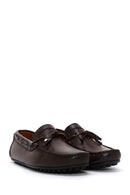 Men's Brown Leather Casual Loafer | Derimod