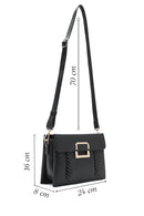 Women's Black Long Strap Crossbody Bag | Derimod