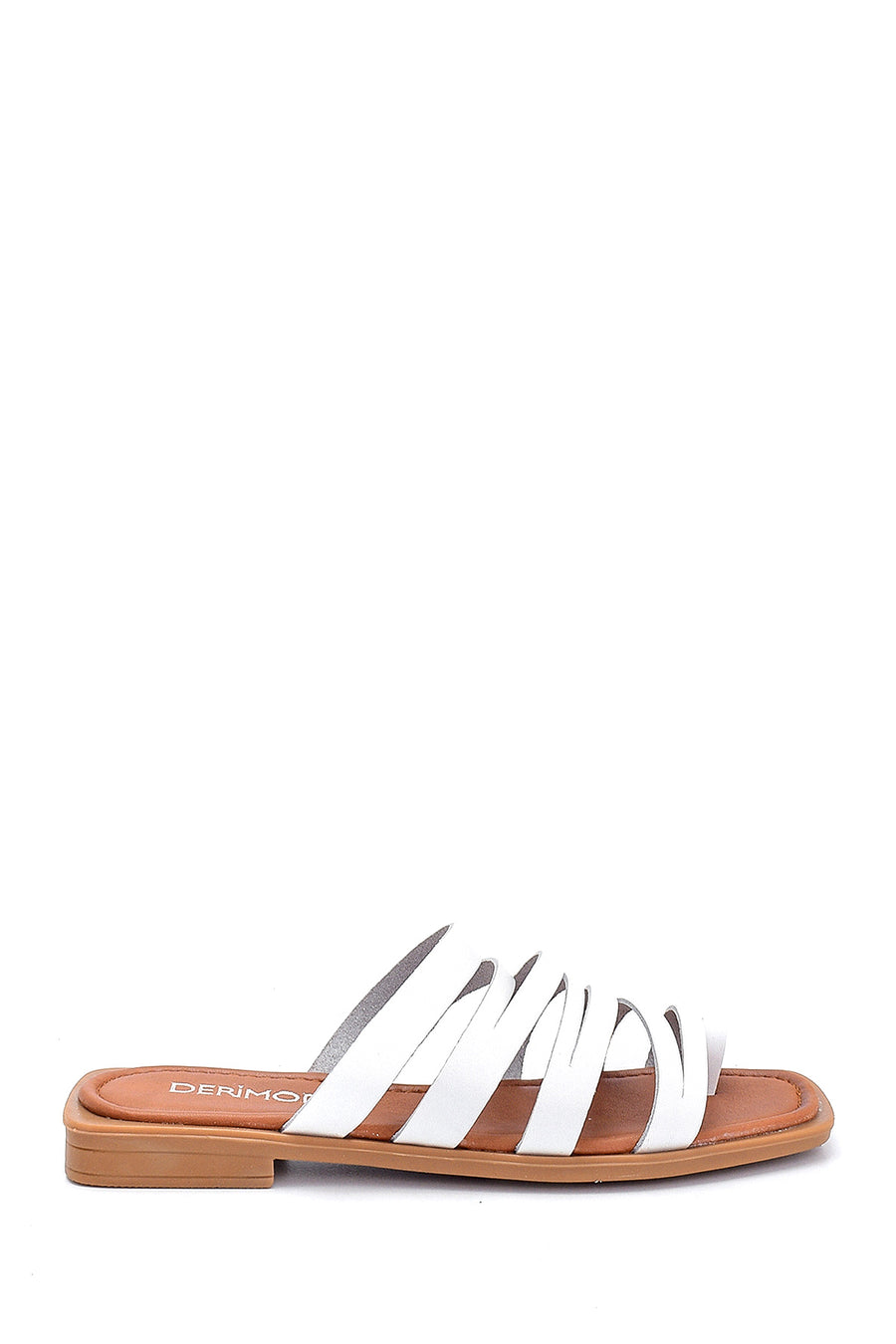 Women's Leather Slippers 21SFD331718 | Derimod