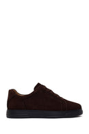 Male Brown Lace-Up Suede Leather Sneaker | Derimod