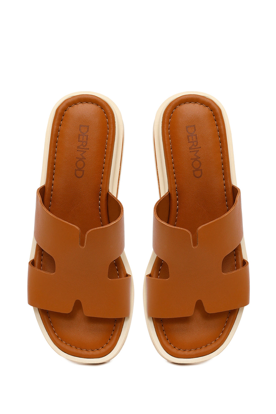 Woman Taba Thick-Soled Leather Slipper