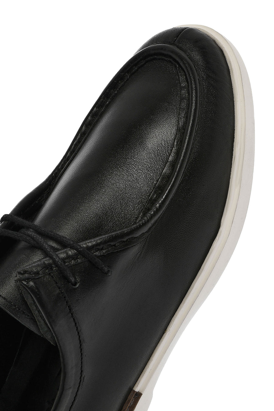 Men's Black Leather Casual Shoes