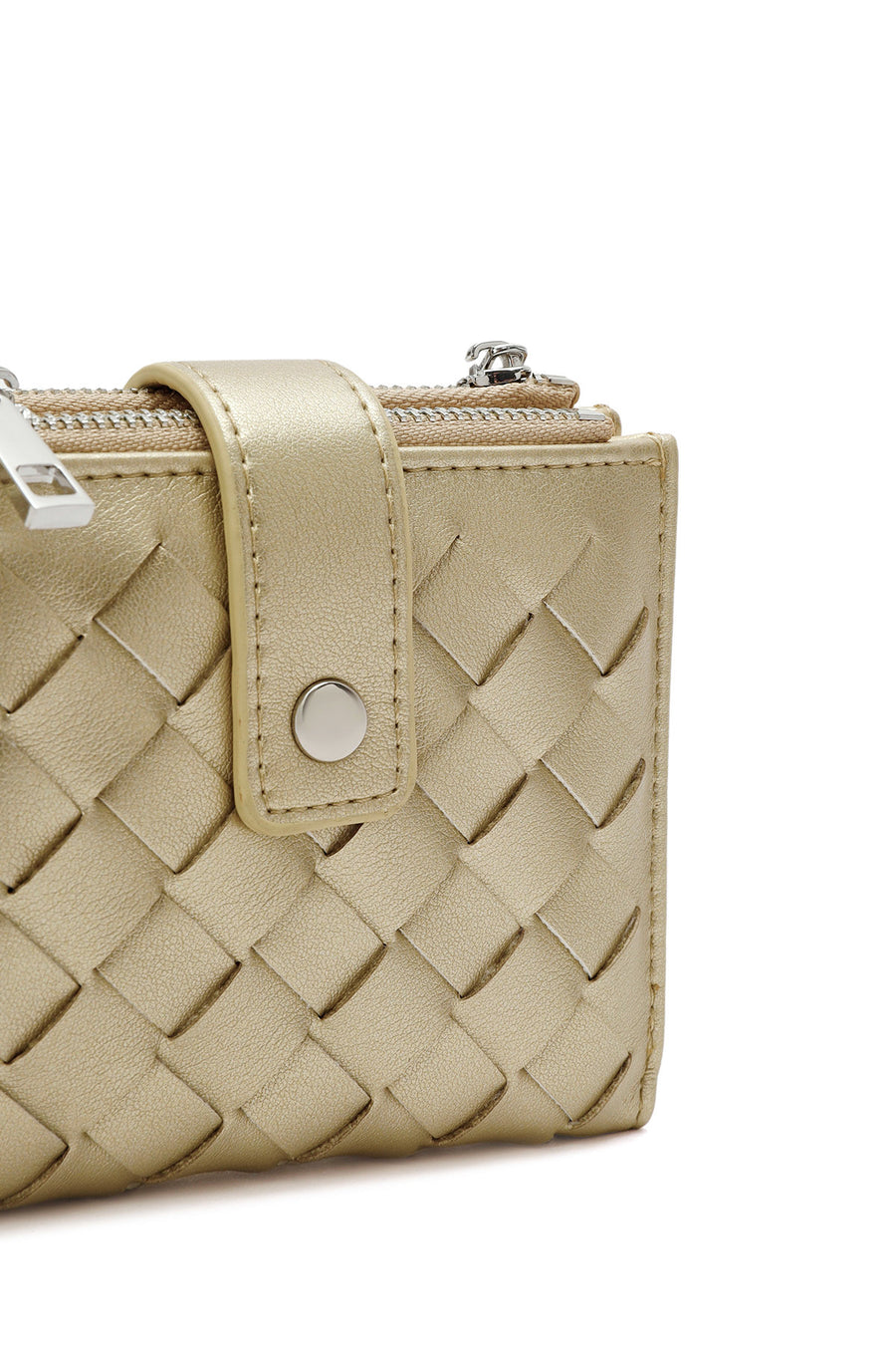 Women's Yellow Metallic Wallet
