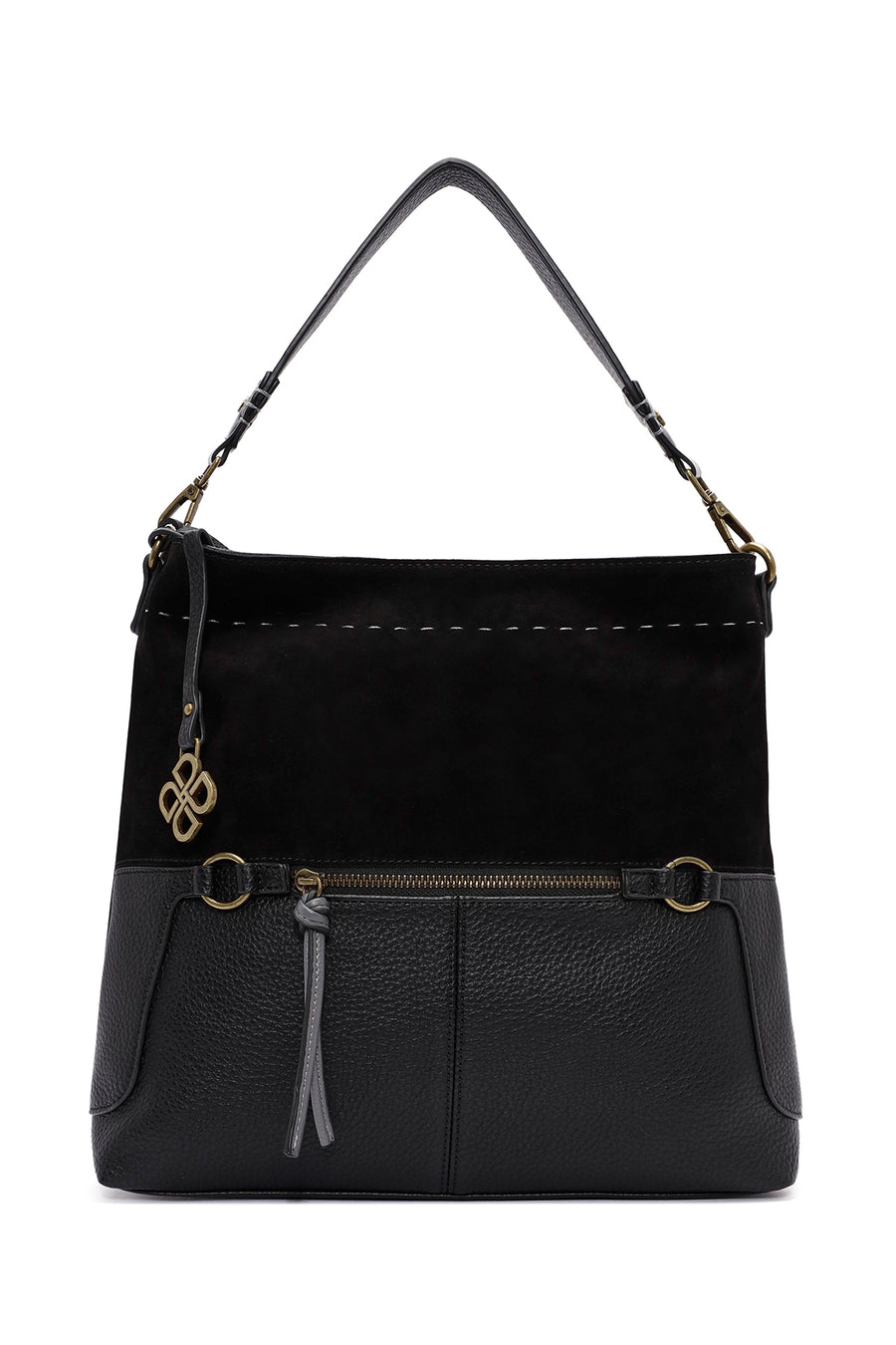 Women's Black Long Strap Shoulder Bag