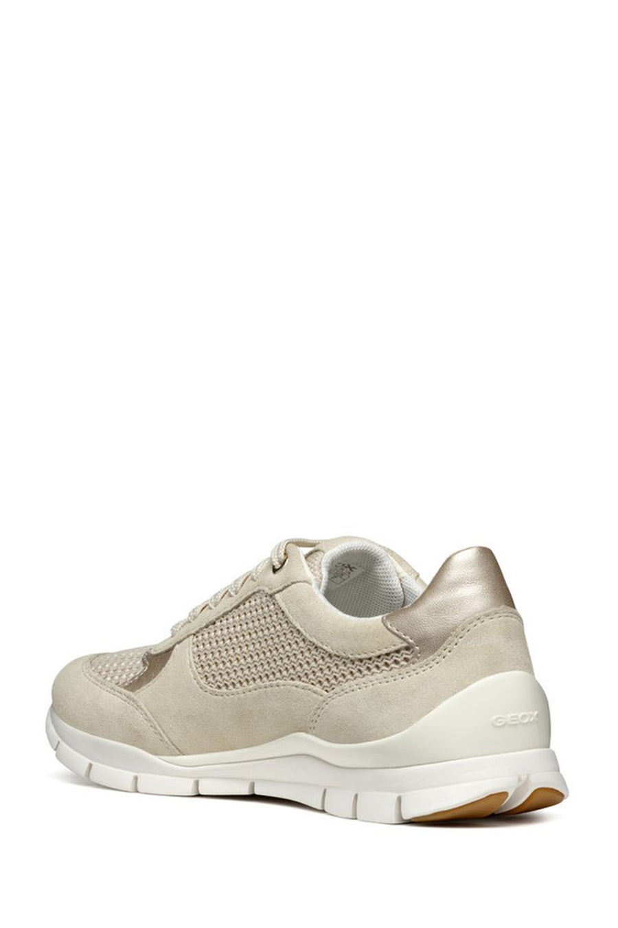 Geox Kadın Bej Sukie Bağcıklı Süet Deri Sneaker