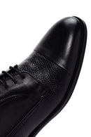 Men's Black Laced Leather Classic Shoes | Derimod