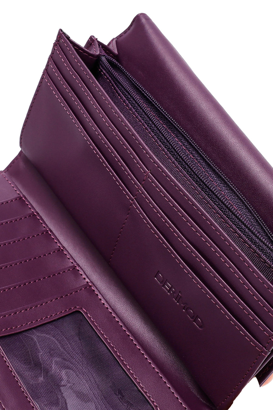Women's Purple Strap Detailed Wallet