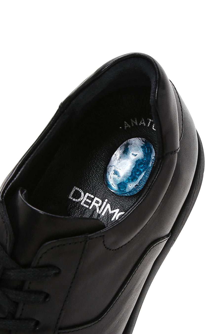 Men's Black Leather Sneaker