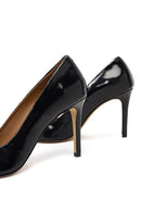 Kadın Siyah İnce Topuklu Deri Stiletto | Derimod