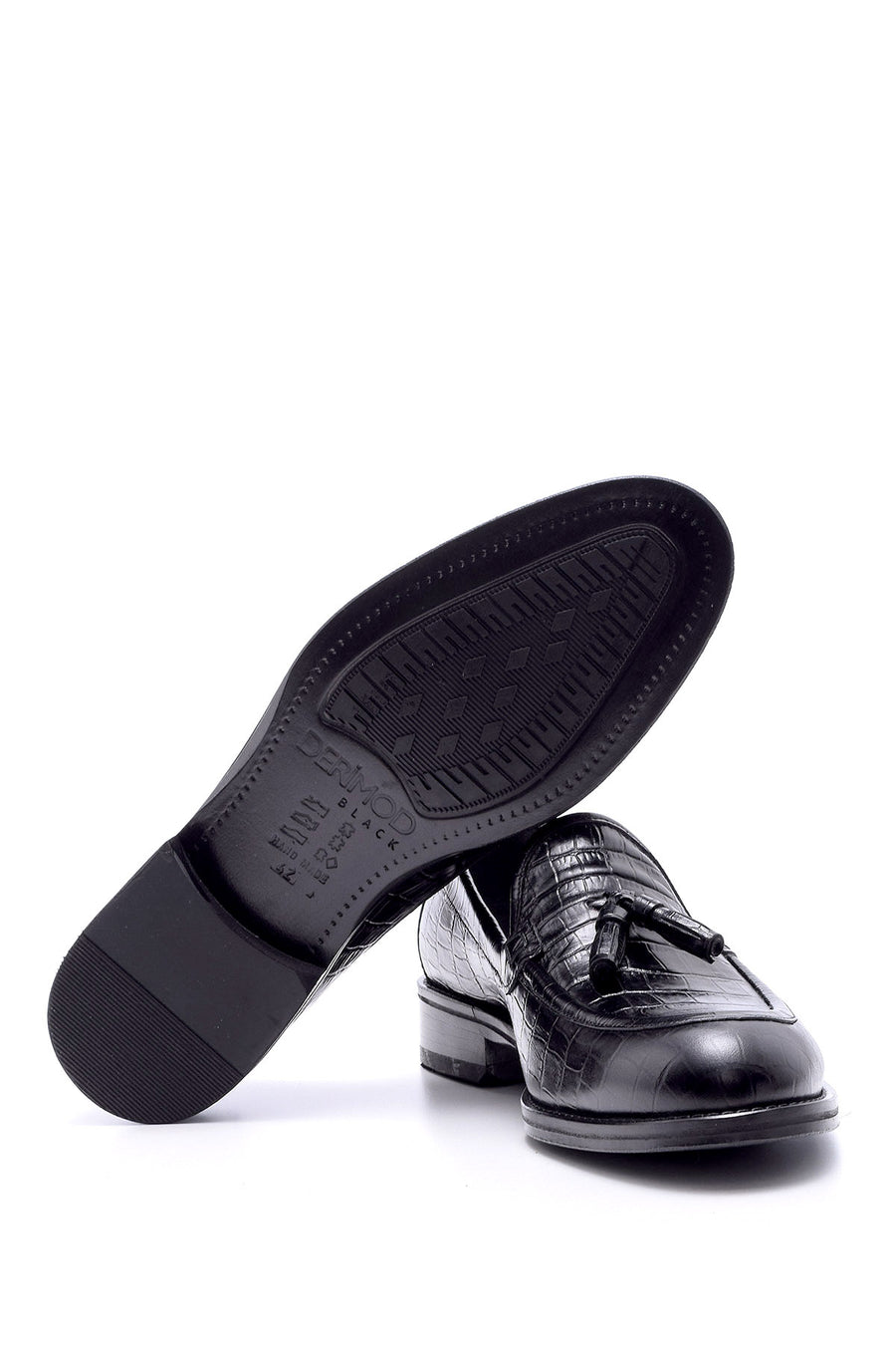 Men's Leather Leather Crocodile Patterned Shoes