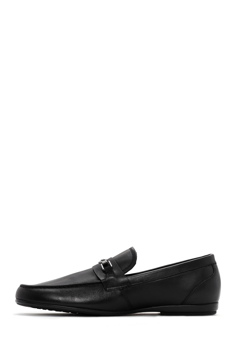 Men's Black Leather Classic Loafer