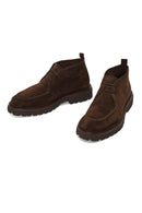 Male Brown Lace-up Suede Casual Boots | Derimod