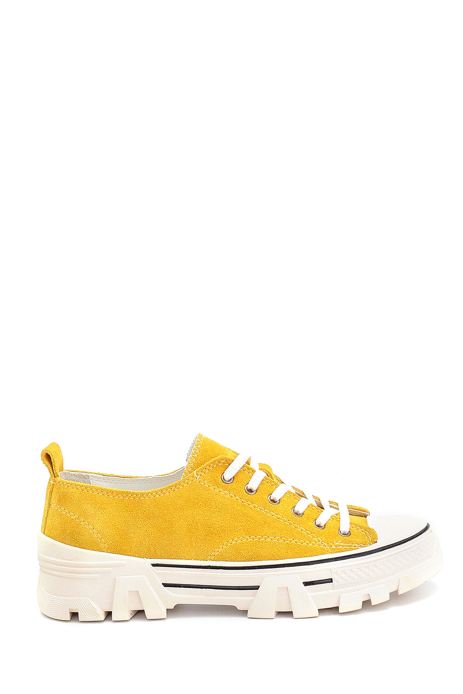 Women's Suede Sneaker 21SFD180010 | Derimod