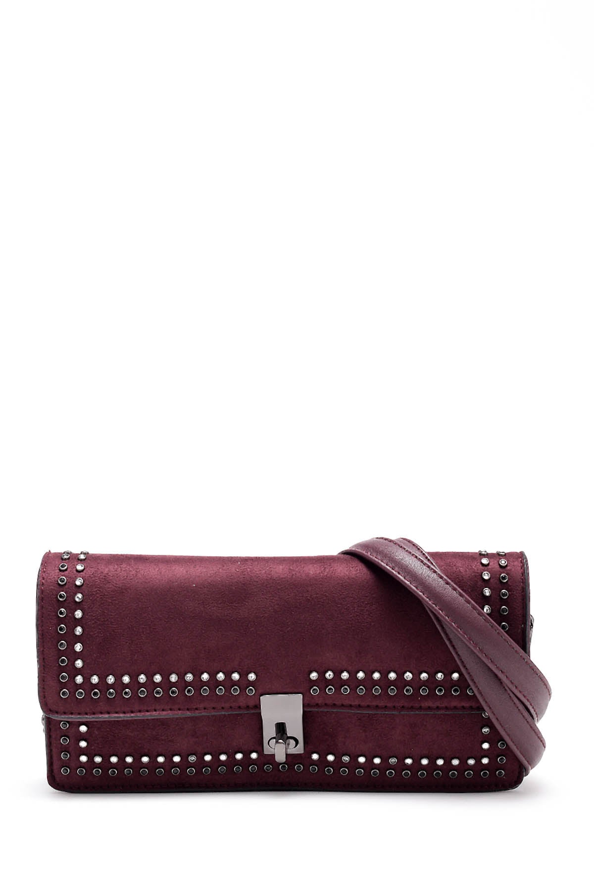 Women's Studded Suede Bag 18WBD261110 | Derimod