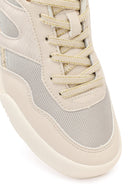 Kadın Bej Bağcıklı Sneaker | Derimod