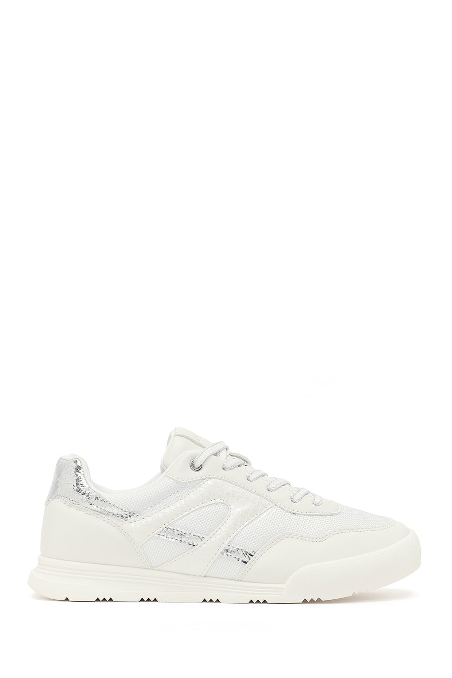 Women's White Lace-Up Sneaker 26PFE457214 | Derimod