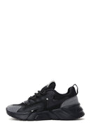 Women's Black Thick Soled Sneaker | Derimod