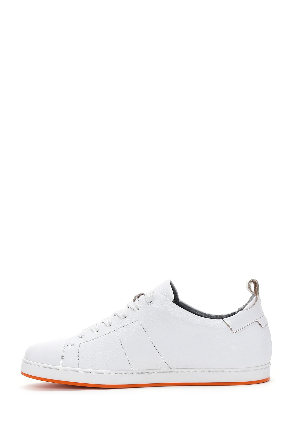 Men's White Leather Sneaker 23SFD6004FT | Derimod