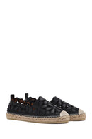 Women's Black Espadrille | Derimod