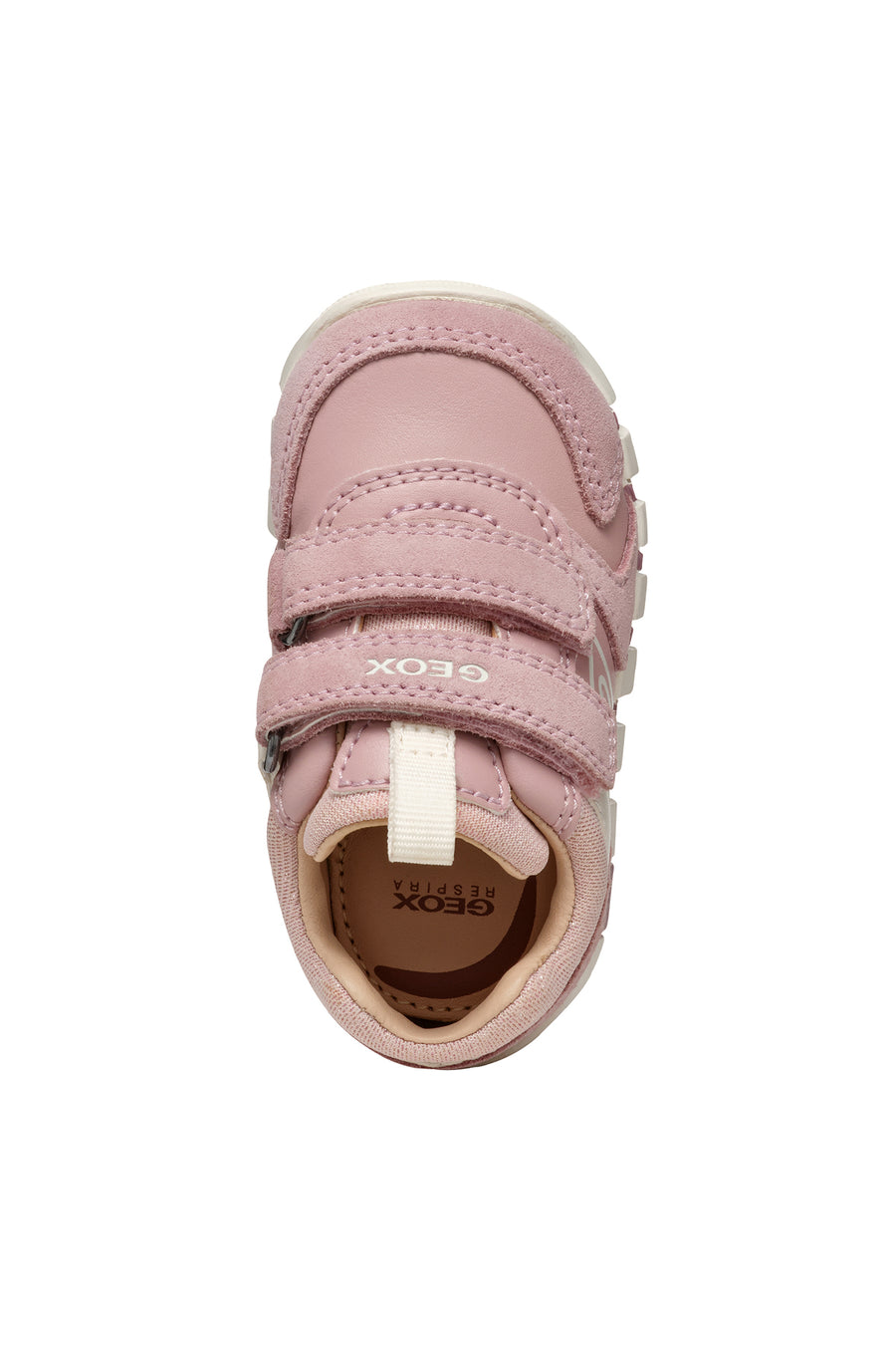 Geox Kız Bebek Pembe Iupidoo Bantlı Deri Sneaker