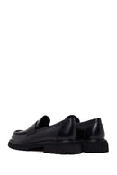 Male Black Leather Casual Loafer | Derimod