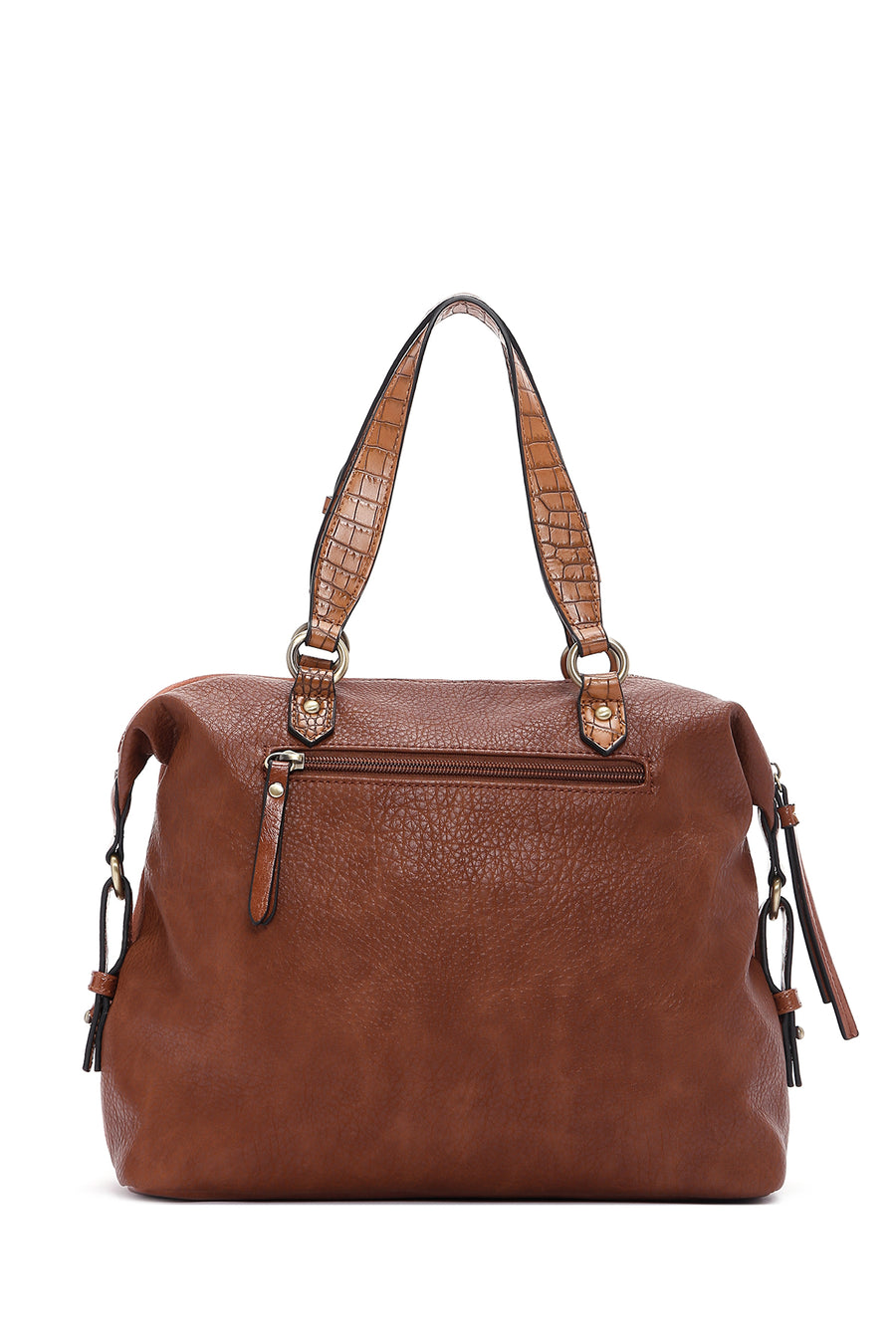 Women's Brown Suede Shoulder Bag