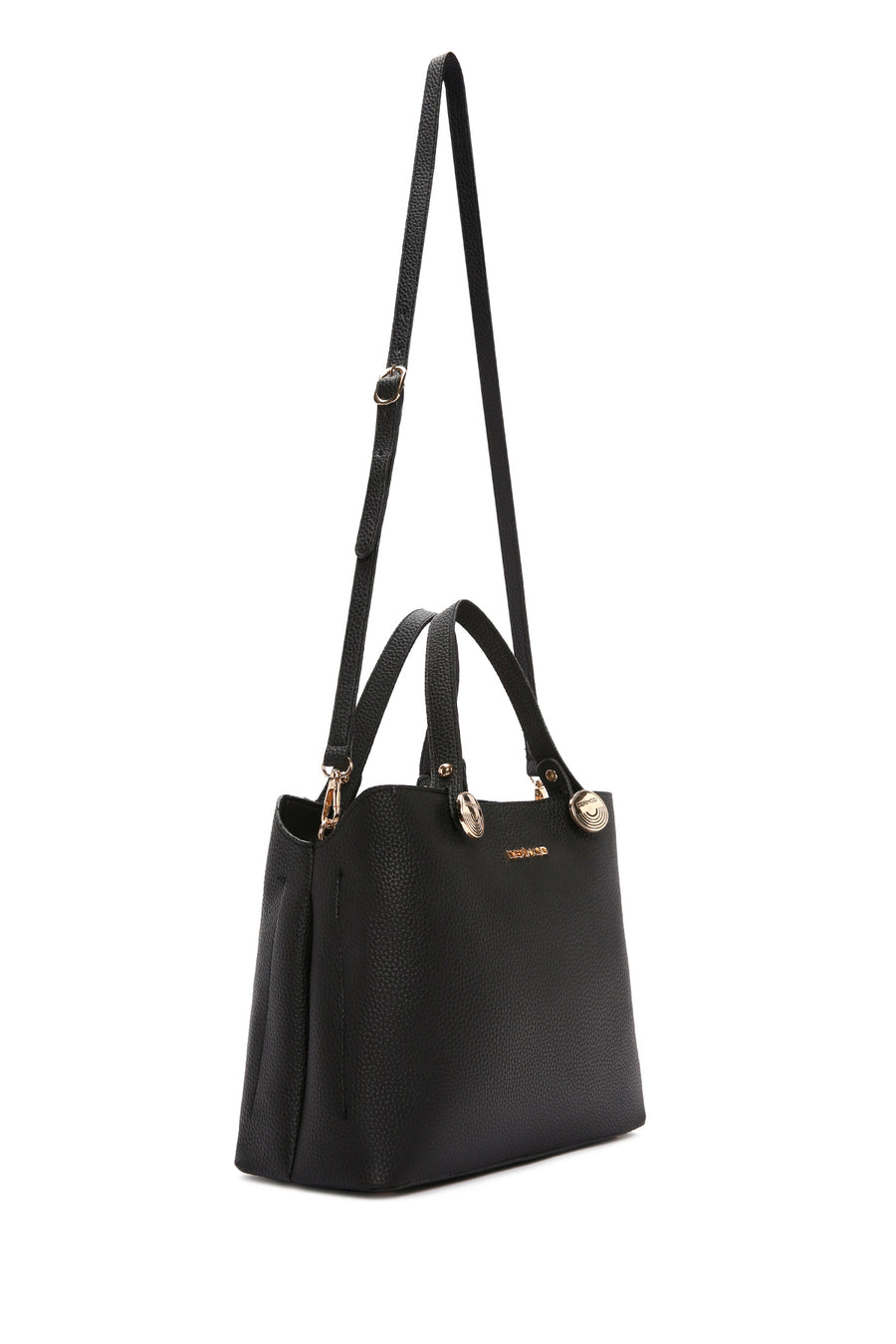 Women's Black Long Strap Shoulder Bag