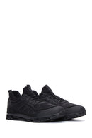 Men's Black Leather Casual Sneaker | Derimod