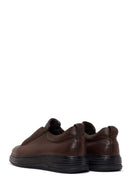 Erkek Kahverengi Deri Sneaker | Derimod