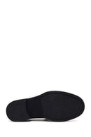 Male Black Lace-Up Thick-Soled Leather Casual Shoes | Derimod