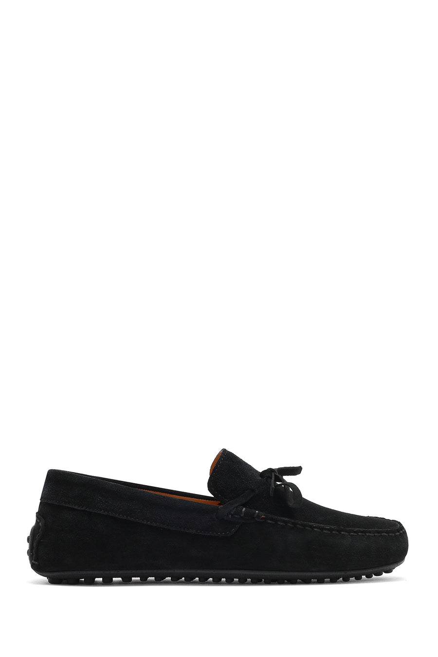 Erkek Siyah Süet Deri Loafer 26SFD633110 | Derimod