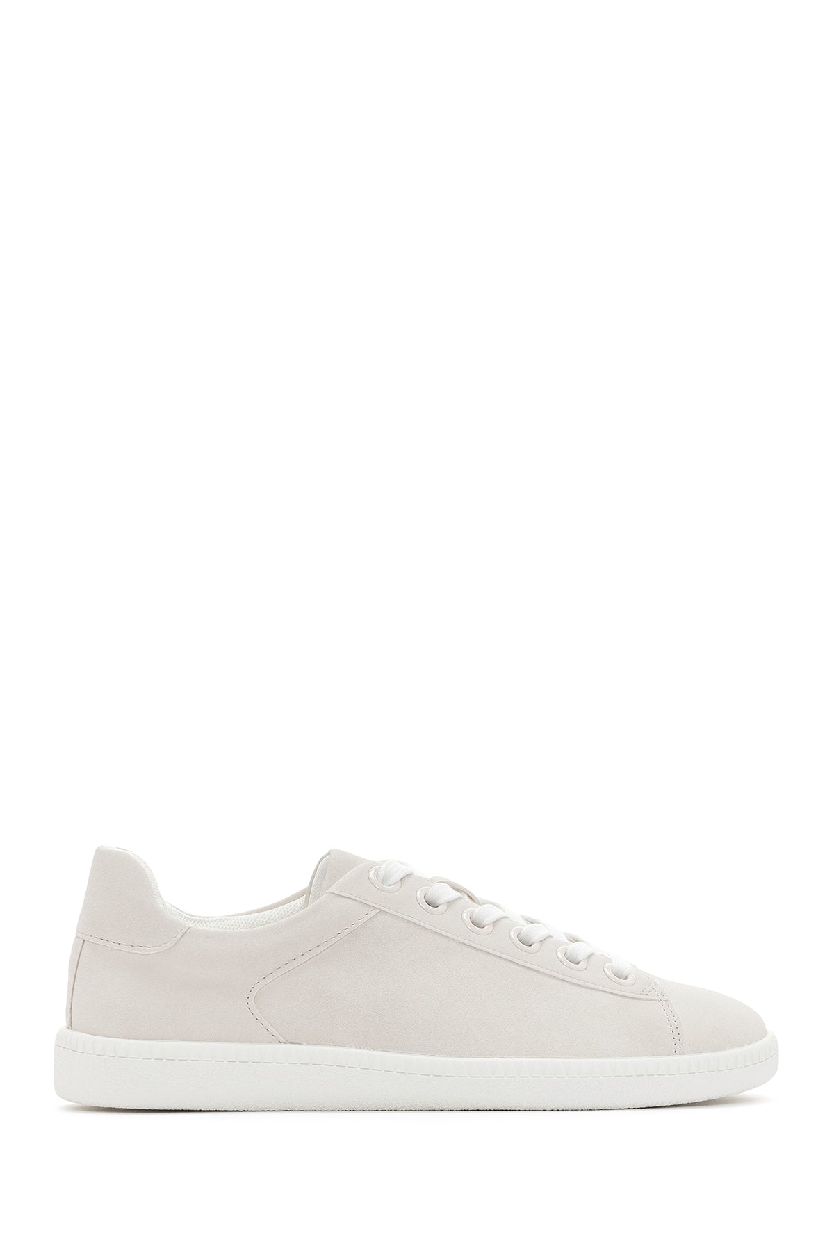 Women's White Lace-Up Sneaker 24SFE402318 | Derimod