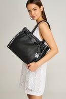 Women's Shoulder Bag with Staple Detail | Derimod